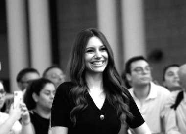 GIFFONI VALLE PIANA - 27 Temmuz 2024: Valentina Barbieri Giffoni Film Festivali 2024 - 27 Temmuz 2024 Giffoni Valle Piana, İtalya.