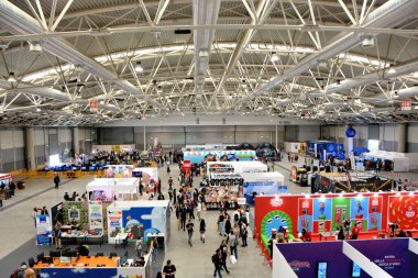 İtalya: Romics 2025, Roma 'da olay, 4 Nisan 2025.