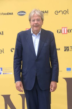 GiFFONI VALİNA PİANA - 21 Temmuz 2025: Paolo Gentiloni Giffoni Film Festivali 2025 - 21 Temmuz 2025 tarihinde Giffoni Valle Piana, İtalya.