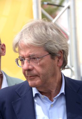 GiFFONI VALİNA PİANA - 21 Temmuz 2025: Paolo Gentiloni Giffoni Film Festivali 2025 - 21 Temmuz 2025 tarihinde Giffoni Valle Piana, İtalya.