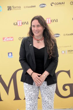 GIFFONI VALLE PIANA - 21 Temmuz 2025: Alessandra Locatelli, Engelliler Bakanı, Giffoni Film Festivali 2025 - 21 Temmuz 2025 tarihinde, Giffoni Valle Piana, İtalya.