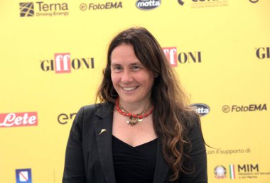 GIFFONI VALLE PIANA - 21 Temmuz 2025: Alessandra Locatelli, Engelliler Bakanı, Giffoni Film Festivali 2025 - 21 Temmuz 2025 tarihinde, Giffoni Valle Piana, İtalya.