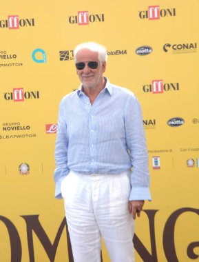 GiFFONI VALİNA PİANA - 21 Temmuz 2025: Toni Servillo Giffoni Film Festivali 2025, Giffoni Valle Piana, İtalya.