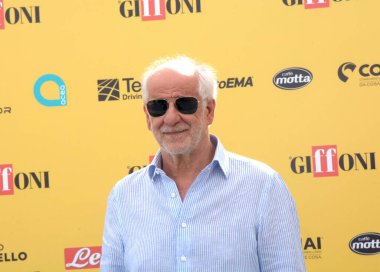 GiFFONI VALİNA PİANA - 21 Temmuz 2025: Toni Servillo Giffoni Film Festivali 2025, Giffoni Valle Piana, İtalya.