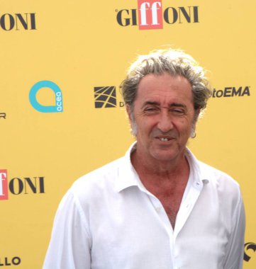 GiFFONI VALİNA PİANA - 23 Temmuz 2025: Paolo Sorrentino Giffoni Film Festivali 2025 - 23 Temmuz 2025 tarihinde Giffoni Valle Piana, İtalya.
