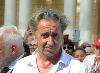 GiFFONI VALİNA PİANA - 23 Temmuz 2025: Paolo Sorrentino Giffoni Film Festivali 2025 - 23 Temmuz 2025 tarihinde Giffoni Valle Piana, İtalya.