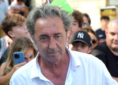 GiFFONI VALİNA PİANA - 23 Temmuz 2025: Paolo Sorrentino Giffoni Film Festivali 2025 - 23 Temmuz 2025 tarihinde Giffoni Valle Piana, İtalya.