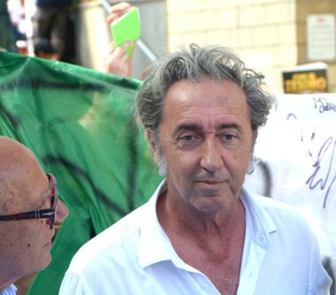 GiFFONI VALİNA PİANA - 23 Temmuz 2025: Paolo Sorrentino Giffoni Film Festivali 2025 - 23 Temmuz 2025 tarihinde Giffoni Valle Piana, İtalya.