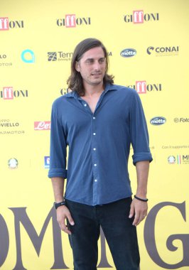 GiFFONI VALİNA PİANA - 24 Temmuz 2025 Luca Marinelli, Giffoni Film Festivali 2025, Giffoni Valle Piana, İtalya.
