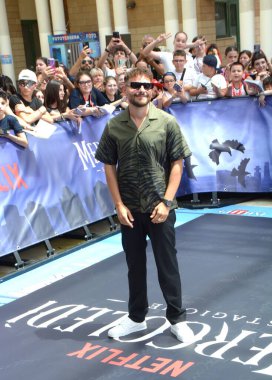 GIFFONI VALLE PIANA - 25 Temmuz 2025 Rocco Pagliarulo diğer adıyla Rocco Hunt 25 Temmuz 2025 'te Giffoni Valle Piana, İtalya' da Giffoni Film Festivali 'ne katıldı..