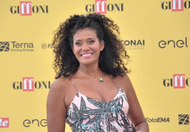 GiFFONI VALLE PIANA - 17 Temmuz 2025: Denny Mendez Giffoni Film Festivali 2025 - 17 Temmuz 2025 tarihinde Giffoni Valle Piana, İtalya.