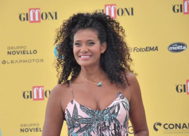 GiFFONI VALLE PIANA - 17 Temmuz 2025: Denny Mendez Giffoni Film Festivali 2025 - 17 Temmuz 2025 tarihinde Giffoni Valle Piana, İtalya.