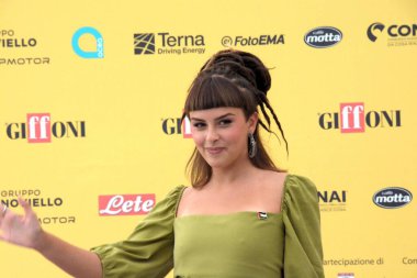 GiFFONI VALONI PİANA - 17 Temmuz 2025: Viola Gabriele Giffoni Film Festivali 2025 - 17 Temmuz 2025 tarihinde Giffoni Valle Piana, İtalya.