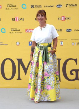 GiFFONI VALİNA PİANA - 17 Temmuz 2025: Michela Andreozzi Giffoni Film Festivali 2025 - 17 Temmuz 2025 tarihinde Giffoni Valle Piana, İtalya.