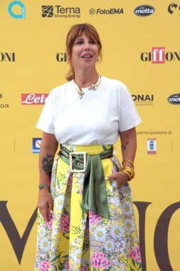GiFFONI VALİNA PİANA - 17 Temmuz 2025: Michela Andreozzi Giffoni Film Festivali 2025 - 17 Temmuz 2025 tarihinde Giffoni Valle Piana, İtalya.