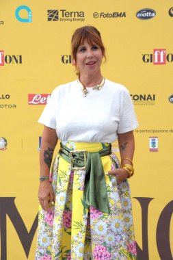 GiFFONI VALİNA PİANA - 17 Temmuz 2025: Michela Andreozzi Giffoni Film Festivali 2025 - 17 Temmuz 2025 tarihinde Giffoni Valle Piana, İtalya.