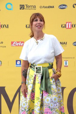 GiFFONI VALİNA PİANA - 17 Temmuz 2025: Michela Andreozzi Giffoni Film Festivali 2025 - 17 Temmuz 2025 tarihinde Giffoni Valle Piana, İtalya.