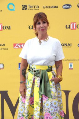 GiFFONI VALİNA PİANA - 17 Temmuz 2025: Michela Andreozzi Giffoni Film Festivali 2025 - 17 Temmuz 2025 tarihinde Giffoni Valle Piana, İtalya.