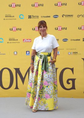 GiFFONI VALİNA PİANA - 17 Temmuz 2025: Michela Andreozzi Giffoni Film Festivali 2025 - 17 Temmuz 2025 tarihinde Giffoni Valle Piana, İtalya.