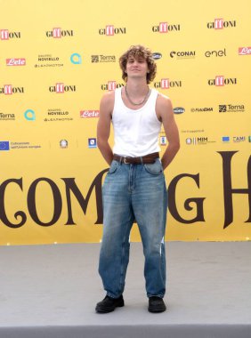 GiFFONI VALLE PİANA - 18 Temmuz 2025: Pablo Murphy Giffoni Film Festivali 2025 - 18 Temmuz 2025 tarihinde Giffoni Valle Piana, İtalya.