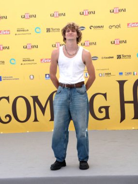 GiFFONI VALLE PİANA - 18 Temmuz 2025: Pablo Murphy Giffoni Film Festivali 2025 - 18 Temmuz 2025 tarihinde Giffoni Valle Piana, İtalya.