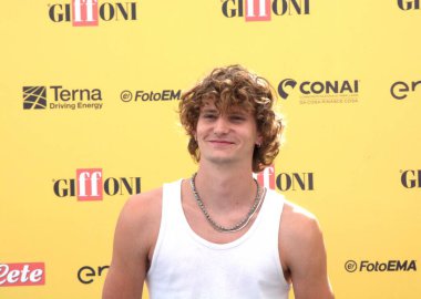 GiFFONI VALLE PİANA - 18 Temmuz 2025: Pablo Murphy Giffoni Film Festivali 2025 - 18 Temmuz 2025 tarihinde Giffoni Valle Piana, İtalya.