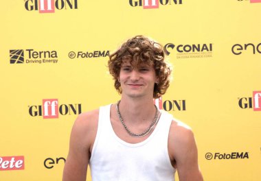 GiFFONI VALLE PİANA - 18 Temmuz 2025: Pablo Murphy Giffoni Film Festivali 2025 - 18 Temmuz 2025 tarihinde Giffoni Valle Piana, İtalya.