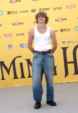 GiFFONI VALLE PİANA - 18 Temmuz 2025: Pablo Murphy Giffoni Film Festivali 2025 - 18 Temmuz 2025 tarihinde Giffoni Valle Piana, İtalya.