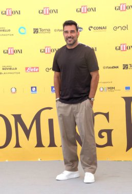 GiFFONI VALİNA PİANA - 18 Temmuz 2025: Edoardo Leo Giffoni Film Festivali 2025 - 18 Temmuz 2025 tarihinde Giffoni Valle Piana, İtalya.