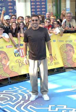 GiFFONI VALİNA PİANA - 18 Temmuz 2025: Edoardo Leo Giffoni Film Festivali 2025 - 18 Temmuz 2025 tarihinde Giffoni Valle Piana, İtalya.