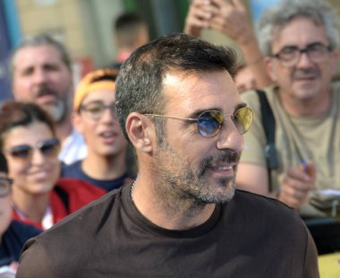 GiFFONI VALİNA PİANA - 18 Temmuz 2025: Edoardo Leo Giffoni Film Festivali 2025 - 18 Temmuz 2025 tarihinde Giffoni Valle Piana, İtalya.