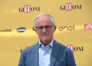 Giulio Corrivetti Giffoni Film Festivali 'ne 18 Temmuz 2025' te Giffoni Valle Piana, İtalya 'da katıldı..