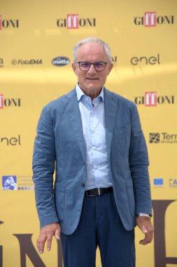 Giulio Corrivetti Giffoni Film Festivali 'ne 18 Temmuz 2025' te Giffoni Valle Piana, İtalya 'da katıldı..