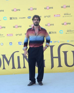 GiFFONI VALİNA PİANA - 18 Temmuz 2025: Francesco Montanari Giffoni Film Festivali 2025 - 18 Temmuz 2025 tarihinde Giffoni Valle Piana, İtalya.