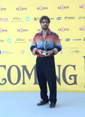 GiFFONI VALİNA PİANA - 18 Temmuz 2025: Francesco Montanari Giffoni Film Festivali 2025 - 18 Temmuz 2025 tarihinde Giffoni Valle Piana, İtalya.