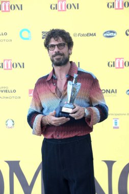 GiFFONI VALİNA PİANA - 18 Temmuz 2025: Francesco Montanari Giffoni Film Festivali 2025 - 18 Temmuz 2025 tarihinde Giffoni Valle Piana, İtalya.