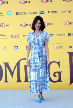 GiFFONI VALİNA PİANA - 18 Temmuz 2025: Stella Falchi Giffoni Film Festivali 2025 'e 18 Temmuz 2025' te İtalya 'nın Giffoni Valle Piana kentinde katıldı..