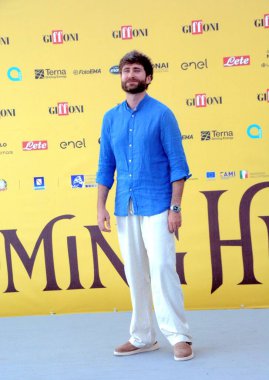 GIFFONI VALLE PIANA - 18 Temmuz 2025: Gabriele Abis Giffoni Film Festivali 2025 - 18 Temmuz 2025 tarihinde Giffoni Valle Piana, İtalya.