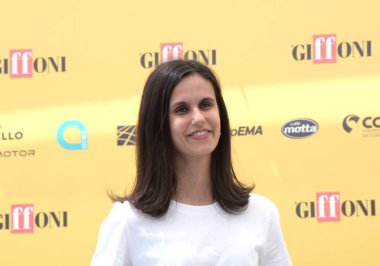 GiFFONI VALİNA PİANA - 19 Temmuz 2025: Linda Raimondo Giffoni Film Festivali 2025 - 19 Temmuz 2025 tarihinde Giffoni Valle Piana, İtalya.