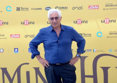 GIFFONI VALLE PİANA - 19 Temmuz 2025: Corradino Mineo Giffoni Film Festivali 2025 - 19 Temmuz 2025 tarihinde Giffoni Valle Piana, İtalya 'da.