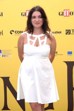 GiFFONI VALİNA PİANA - 19 Temmuz 2025: Arianna Massimi, Giffoni Film Festivali 2025, Giffoni Valle Piana, İtalya.