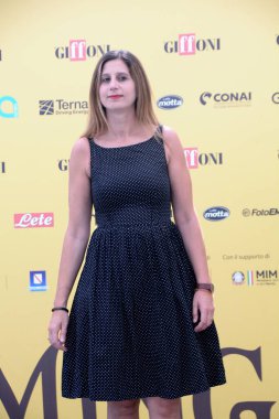 GiFFONI VALLE PİANA - 19 Temmuz 2025: Ortensia Ferrara Giffoni Film Festivali 2025 - 19 Temmuz 2025 tarihinde Giffoni Valle Piana, İtalya.