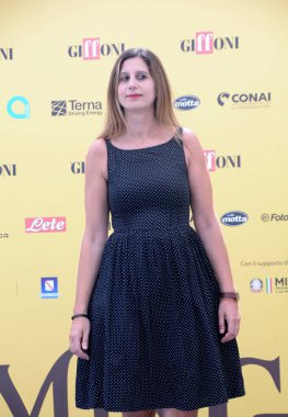 GiFFONI VALLE PİANA - 19 Temmuz 2025: Ortensia Ferrara Giffoni Film Festivali 2025 - 19 Temmuz 2025 tarihinde Giffoni Valle Piana, İtalya.