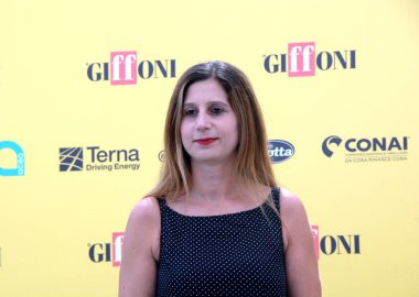 GiFFONI VALLE PİANA - 19 Temmuz 2025: Ortensia Ferrara Giffoni Film Festivali 2025 - 19 Temmuz 2025 tarihinde Giffoni Valle Piana, İtalya.