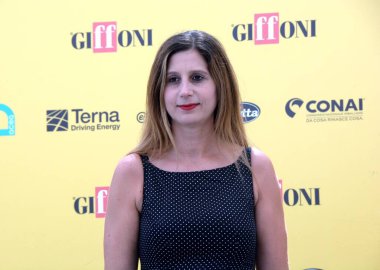 GiFFONI VALLE PİANA - 19 Temmuz 2025: Ortensia Ferrara Giffoni Film Festivali 2025 - 19 Temmuz 2025 tarihinde Giffoni Valle Piana, İtalya.
