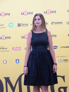 GiFFONI VALLE PİANA - 19 Temmuz 2025: Ortensia Ferrara Giffoni Film Festivali 2025 - 19 Temmuz 2025 tarihinde Giffoni Valle Piana, İtalya.