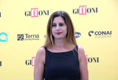 GiFFONI VALLE PİANA - 19 Temmuz 2025: Ortensia Ferrara Giffoni Film Festivali 2025 - 19 Temmuz 2025 tarihinde Giffoni Valle Piana, İtalya.