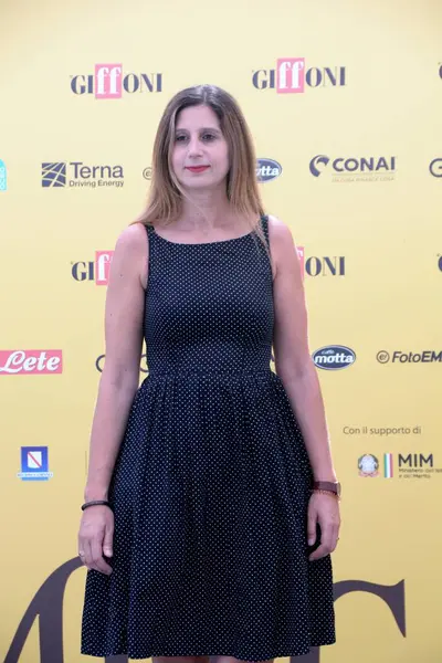 GiFFONI VALLE PİANA - 19 Temmuz 2025: Ortensia Ferrara Giffoni Film Festivali 2025 - 19 Temmuz 2025 tarihinde Giffoni Valle Piana, İtalya.