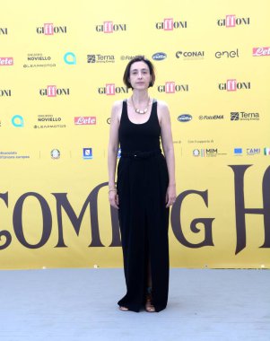 GiFFONI VALLE PİANA - 19 Temmuz 2025: Elena Lietti Giffoni Film Festivali 2025 - 19 Temmuz 2025 tarihinde Giffoni Valle Piana, İtalya.