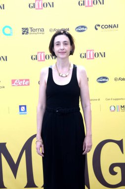GiFFONI VALLE PİANA - 19 Temmuz 2025: Elena Lietti Giffoni Film Festivali 2025 - 19 Temmuz 2025 tarihinde Giffoni Valle Piana, İtalya.